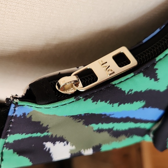DVF zebra pattern crossbody green blue black white purse Diane Von Furstenberg - Picture 4 of 13